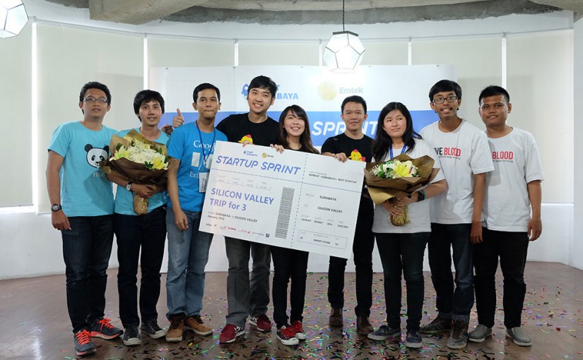 Masaku akhirnya keluar sebagai juara Startup Sprint Surabaya / Dailysocial