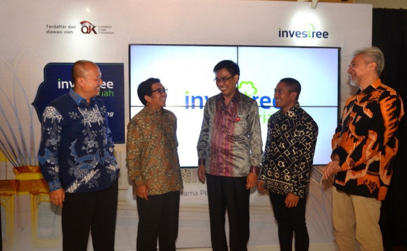 CEO Investree Adrian Gunadi, Hendrikus Passagi dan Muliaman D Haddad saat peluncuran Investree Syariah / Investree