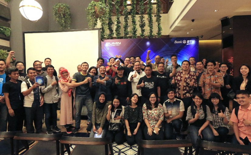 Para pengembang dan panelis di acara meetup BTN Mortgtech / DailySocial