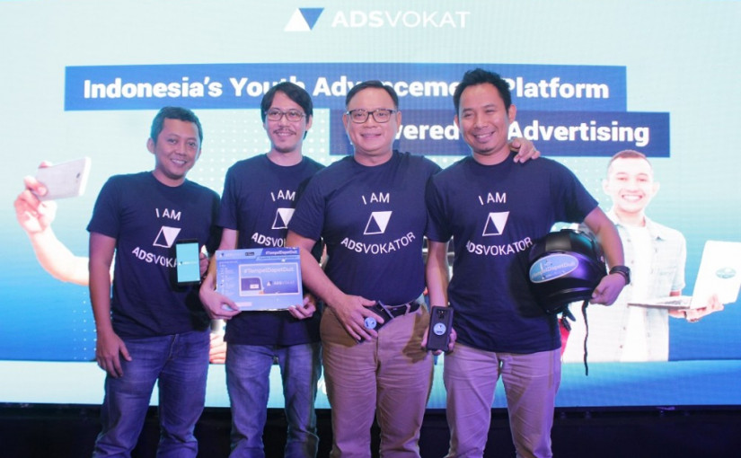 Adsvokat's management in the launching event / Adsvokat