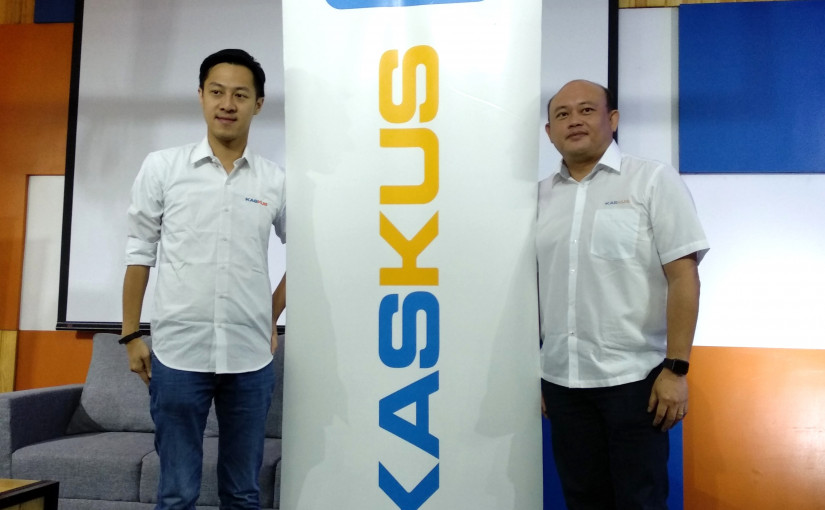 Founder Kaskus Andrew Darwis dan CEO Kaskus Edi Taslim / DailySocial