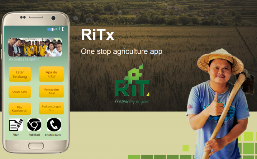 Aplikasi RiTx bantu petani dapatkan informasi bermanfaat / RiTx