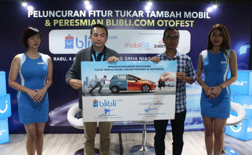 Blibli dan Belimob mengumumkan fitur baru tukar tambah mobil / Blibli