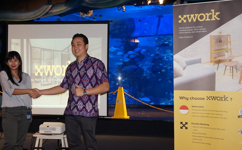 Peresmian kemitraan antara XWORK dengan Jakarta Aquarium / DailySocial