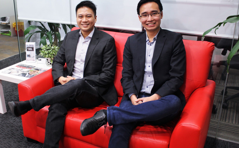 Reynold Wijaya dan Kelvin Teo selaku Co-Founders / Funding Societies