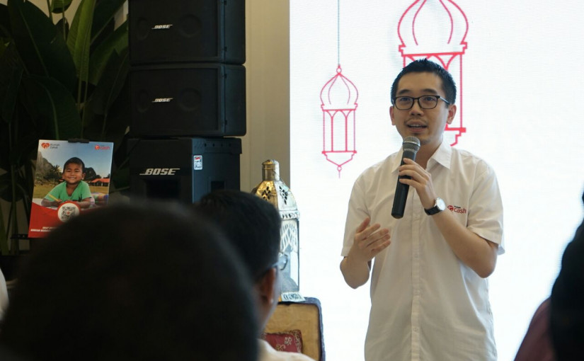 Danu Wicaksana, TCASH CEO in the grand launching of the #JadiBaik campaign / TCASH