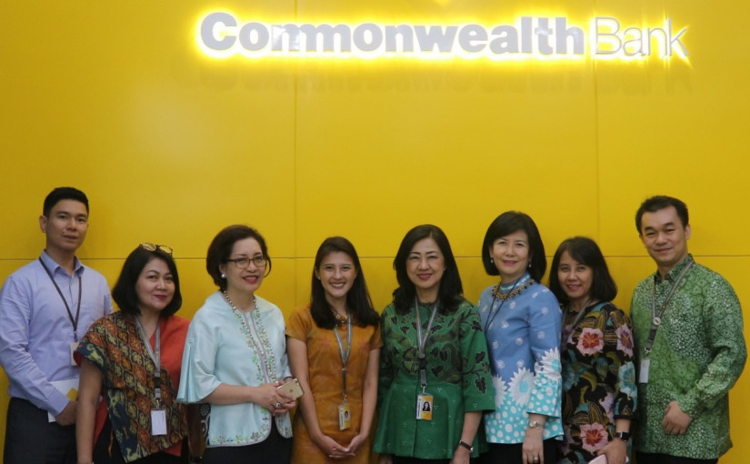 Jajaran tim manajemen dan petinggi Bank Commonwealth Indonesia / Bank Commonwealth Indonesia