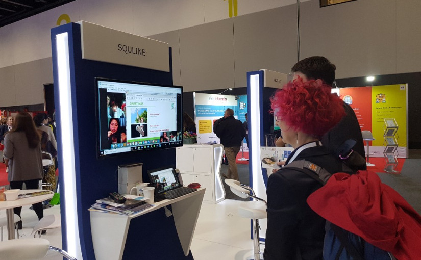 Squline booth in CeBIT Australia 2018 /DailySocial