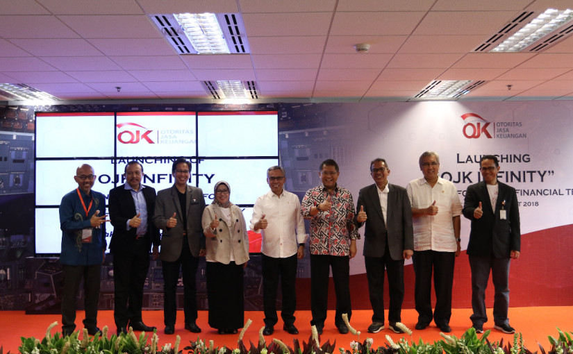 OJK Infinity launching in Jakarta, attended by the officials from OJK, Bekraf, and Kominfo / OJK