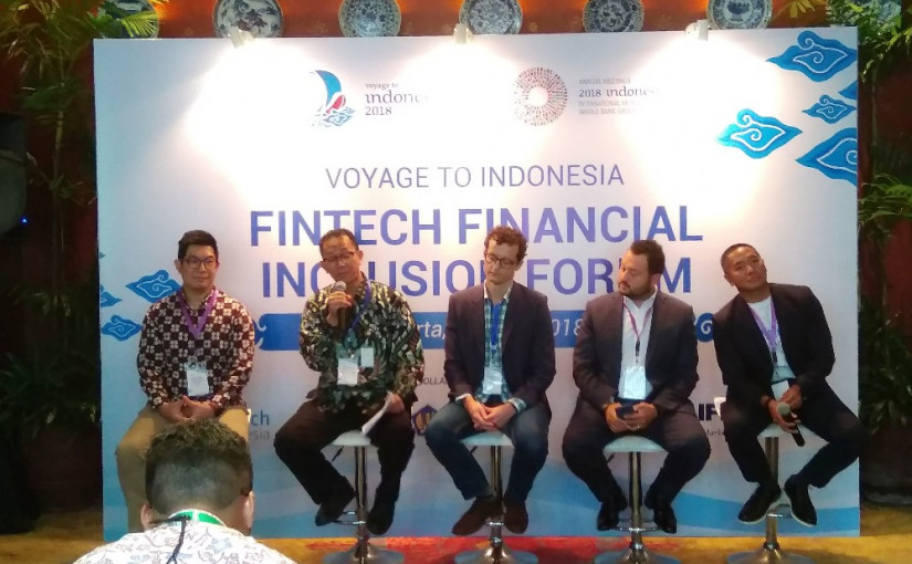 Para pembicara di acara Fintech Inclusion Forum