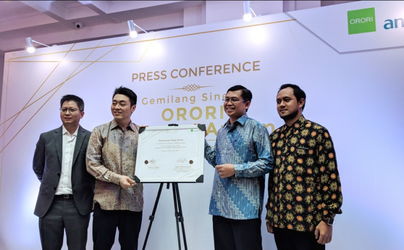 Layanan e-commerce perhiasan Orori menjadi reseller resmi emas batangan Antam. Menargetkan GMV tahunan dapat tembus US$25 juta atau sekitar Rp375 miliar