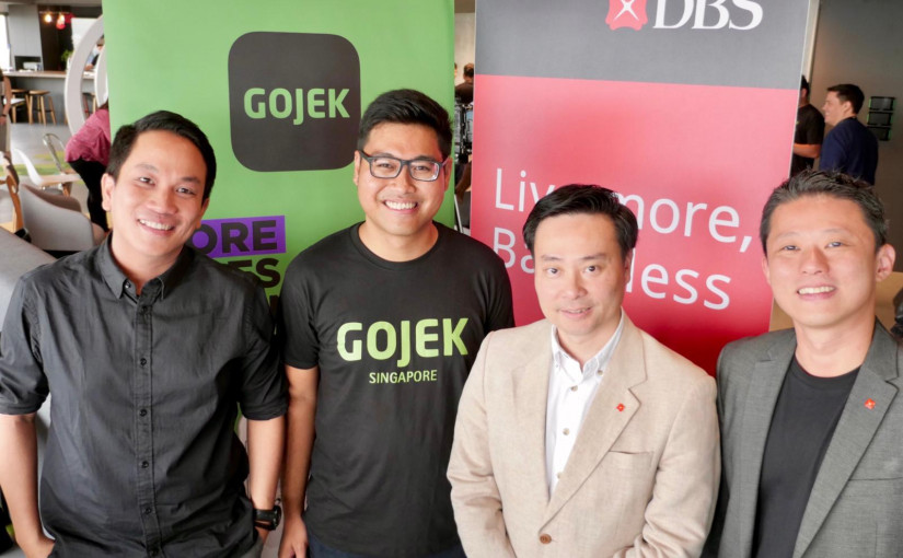 Gojek and DBS team in Singapore / Gojek