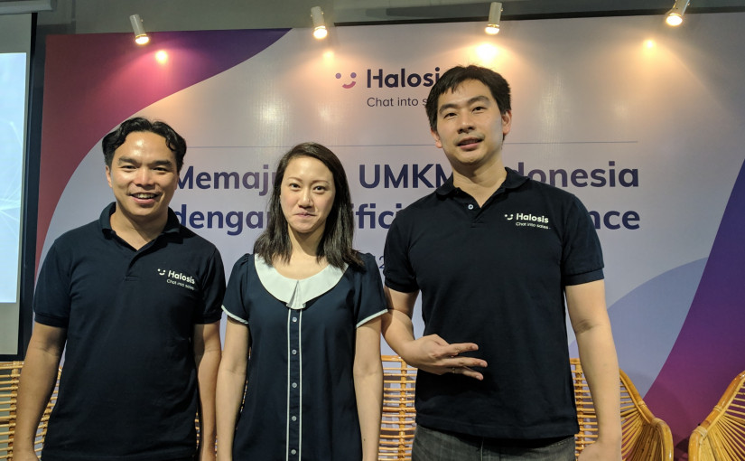 Platform social commerce Halosis merilis chatbot Hana sebagai asisten virtual untuk membantu UKM berjualan online via perangkat chatting