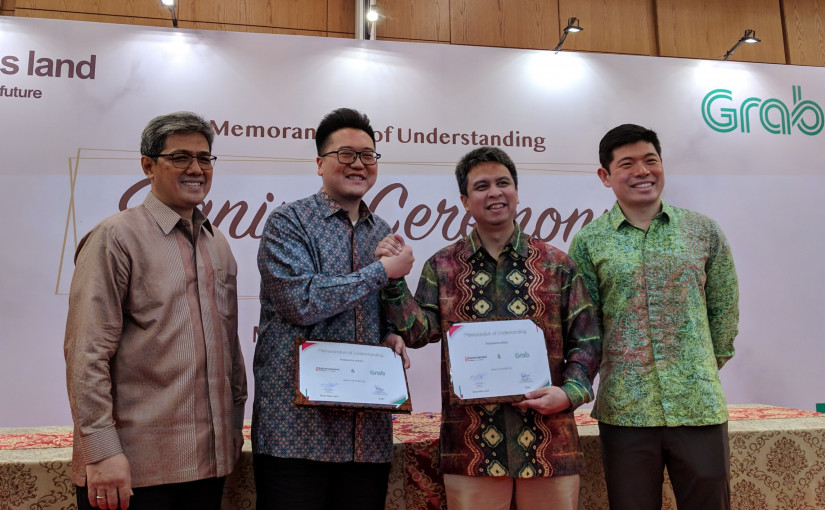 Grab dan Sinar Mas Land meresmikan kerja sama strategis untuk pengembangan "integrated smart digital city" di BSD City.