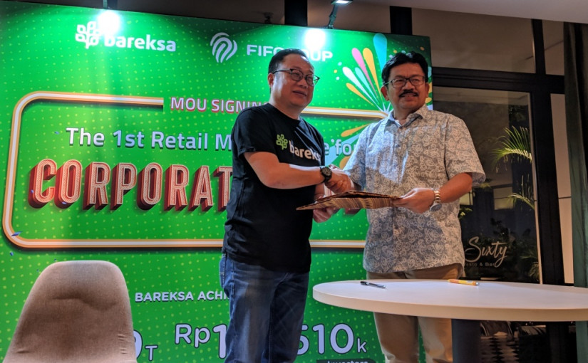 Bareksa segera jual obligasi korporasi bersama FIFGroup, emas bersama IndoGold, reksa dana untuk nikah dari Bridestory dan umroh untuk mitra pengemudi Grab