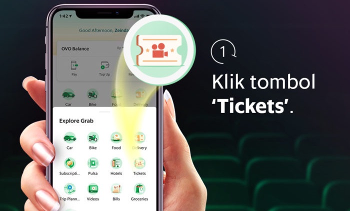 Beli Tiket Bioskop di Grab