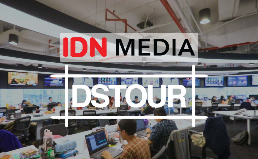 Kantor baru IDN Media, yang terletak di kawasan Gatot Soebroto, menerapkan konsep ruangan terbuka yang sarat nuansa khas Indonesia