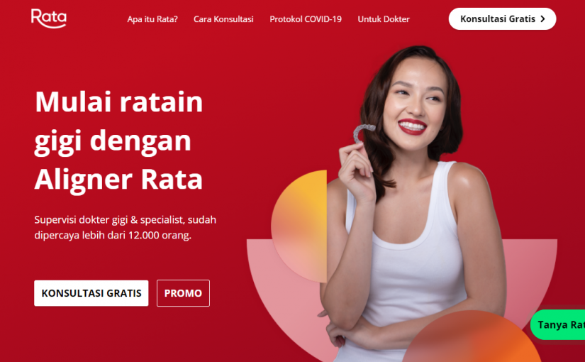 Clear aligner adalah ujung tombak dari bisnis Rata