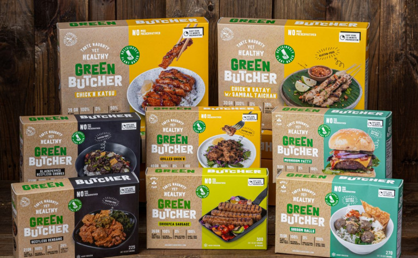 Green Butcher brand khusus di bawah yang Burgreens khusus menangani distribusi daging nabati sebagai alternatif daging sapi dan ayam untuk konsumen vegan