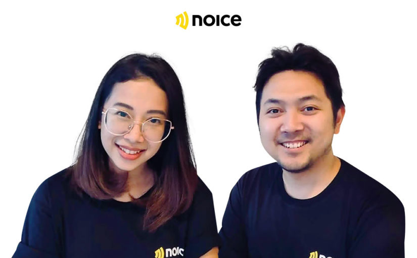 (ka-ki) Chief Executive Officer Rado Ardian dan Chief Business Officer Niken Sasmaya / Noice