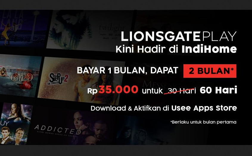 indihome lionsgate play indonesia