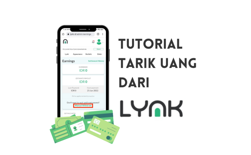 tutorial menarik uang dari lynk id