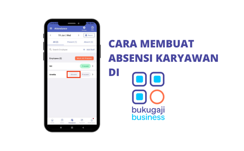 cara membuat absensi karyawan