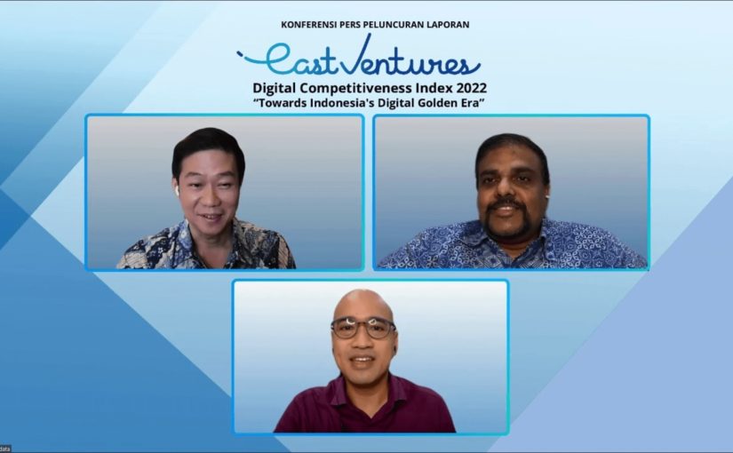 Laporan East Ventures Digital Competitiveness Index (EV-DCI) 2022 menunjukkan tren positif untuk daya saing digital antarprovinsi di Indonesia yang semakin merata