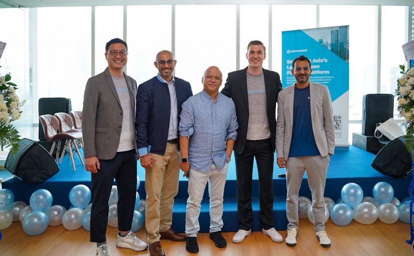 (Ki-Ka) Alex Jatra (CFO), Chiragh Kirpalani (Co-Founder dan COO), Ilham Akbar Habibie (Komisioner), Jakob Rost (Founder dan CEO), Adi Vora (Co-Founder dan CPTO) / Ayoconnect