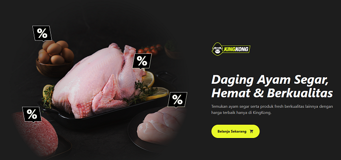 KingKong Meats bekerja sama dengan rumah potong ayam dan peternak lokal untuk menghadirkan produk yang berkualitas serta dijamin kebersihannya.