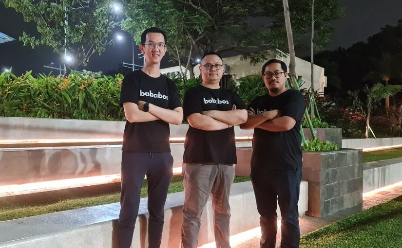 (ki-ka) Co-Founder Bababos: Hendrik Panca (Chief Financial Officer), Fajar Adiwidodo (Chief Executive Officer), dan Sigit Aryo Tejo (Chief Operating Officer) / Bababos