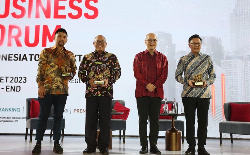 Para panelis di acara OCBC NISP Business Forum 2023 “Finding the Next Unicorn”