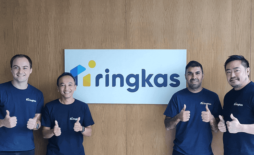 Para co-founder Ringkas: Ilya Kravtsov, Antonius Puguh Widyoko, Leroy Pinto, Yoko Simon / Ringkas