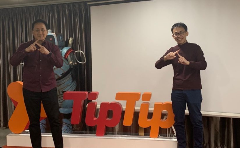 (Ki-ka) Triawan Munaf (Presiden Komisaris TipTip) & Albert Lucius (Founder & CEO TipTip)