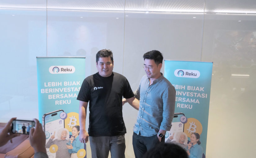 (Ki-ka) Robby (CCO) dan Jesse Choi (COO) pada acara Media Clinic Reku / Reku